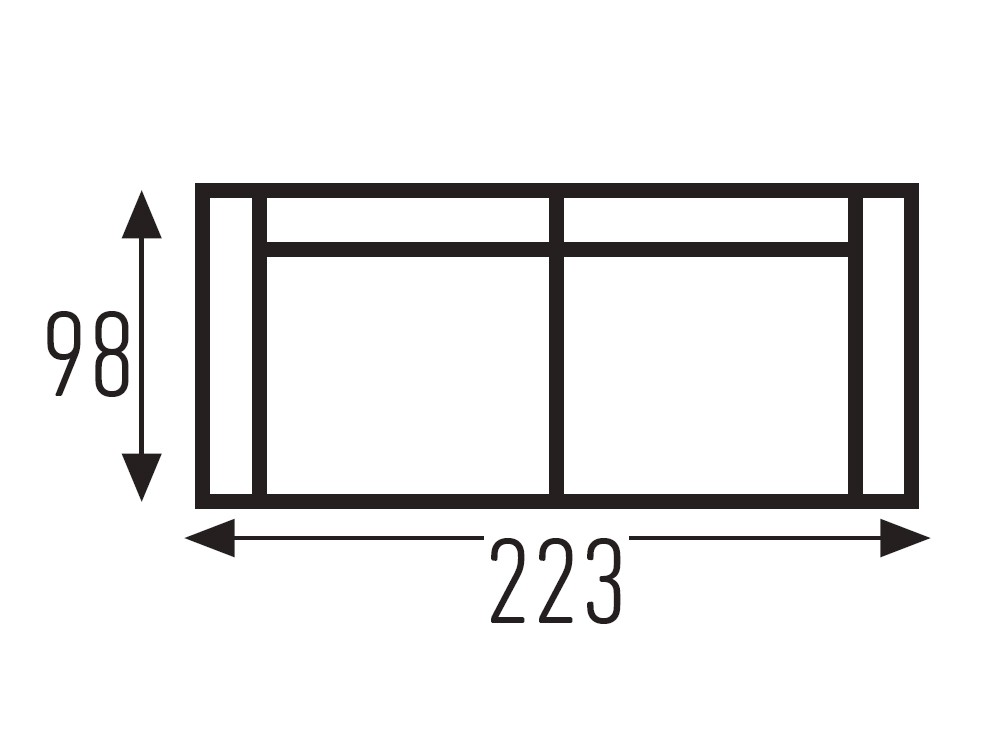 Sofá cama de apertura italiana con colchón de 15cm de grosor Tempo de Mopal - 7