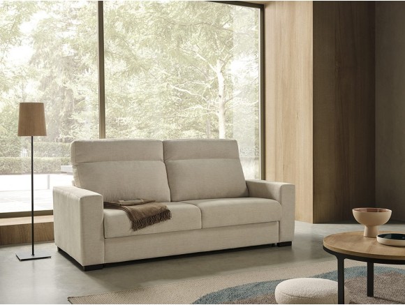 Sofá cama de apertura italiana con colchón de 15cm de grosor Crono de Mopal - 1