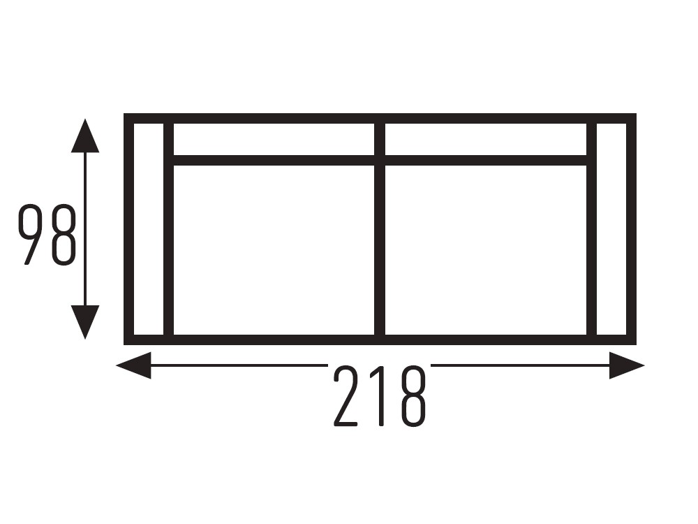 Sofá cama de apertura italiana con colchón de 15cm de grosor Crono de Mopal - 7