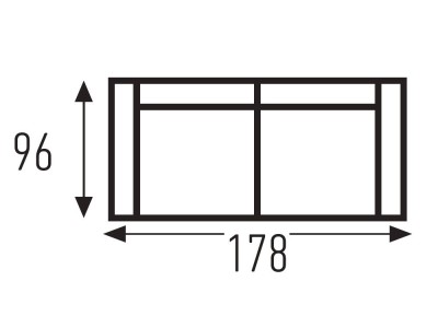 Sofá cama de apertura italiana con colchón de 14cm de grosor Thais de Mopal - 7
