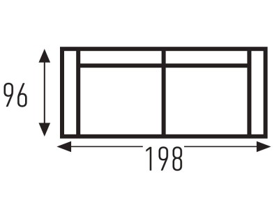 Sofá cama de apertura italiana con colchón de 14cm de grosor Thais de Mopal - 8