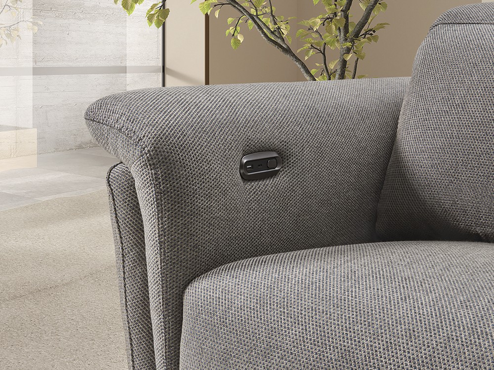 Sofá modular con sistema relax motorizado Ashley de Bobbio - 2