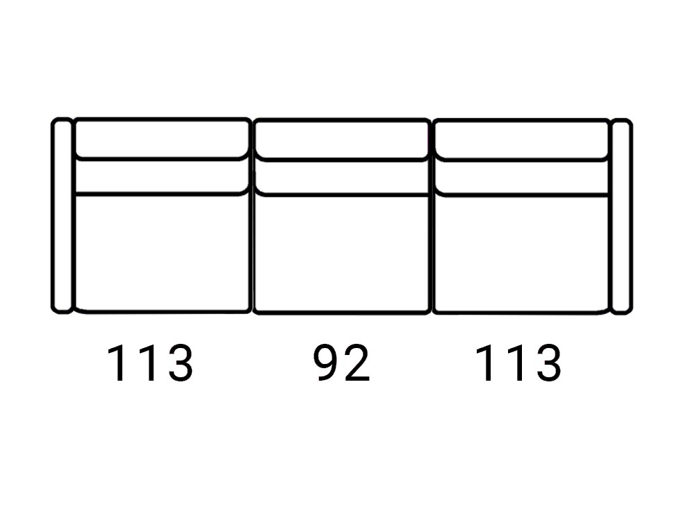Sofá modular con sistema relax motorizado Ashley de Bobbio - 3