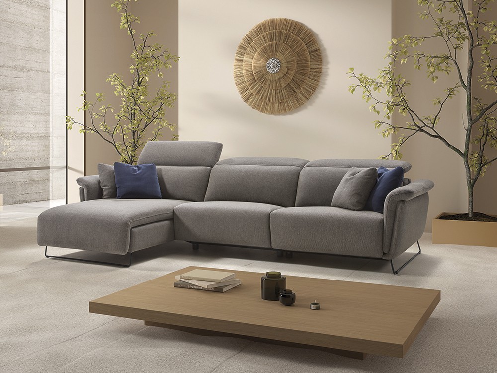 Sofá relax modular con chaiselongue Ashley de Bobbio - 1