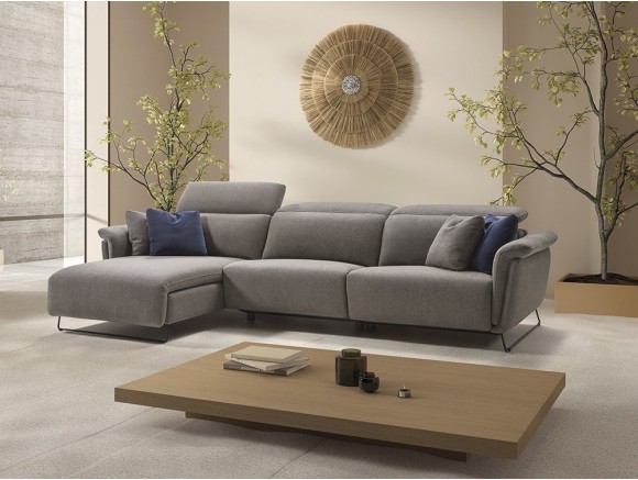 Sofá relax modular con chaiselongue Ashley de Bobbio - 1