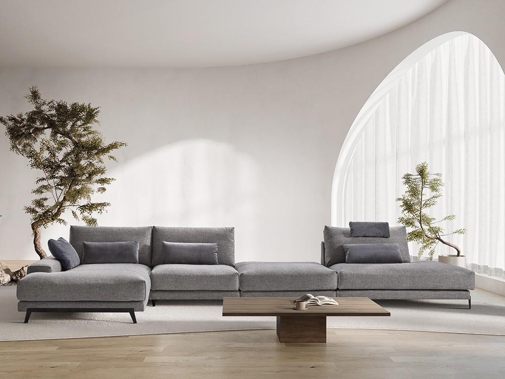 Sofá chaiselongue Beatrice de Bobbio - 2