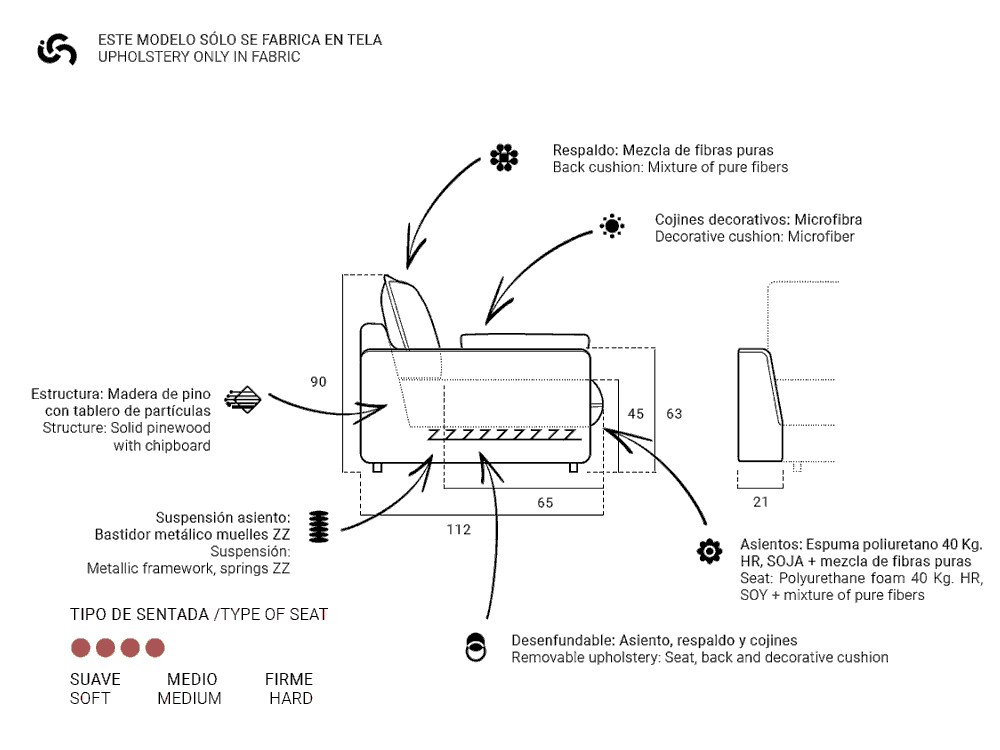 Sofá Mauro de Bobbio - 4