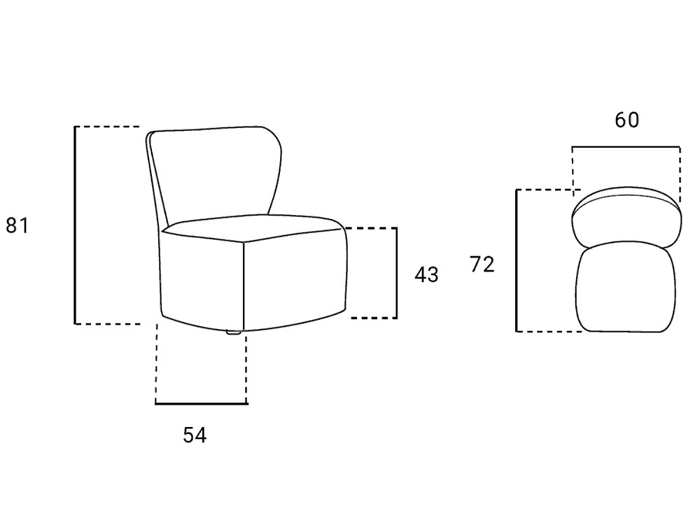 Butaca Beta de Bobbio - 3