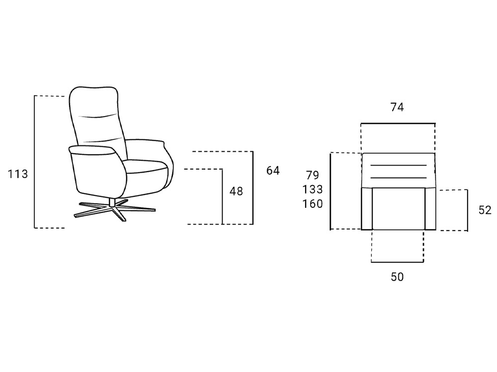 Butaca relax Kent de Bobbio - 5