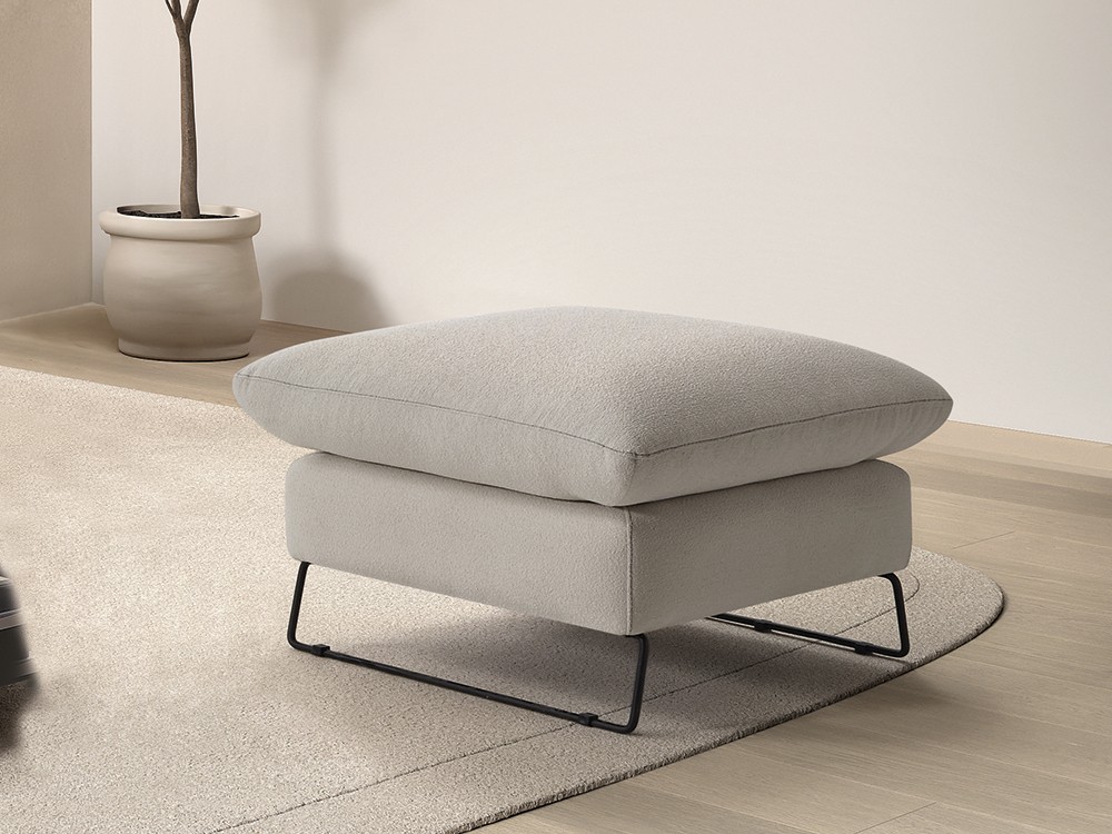 Sofá chaiselongue con asientos fijos, deslizantes o relax Elliot de Bobbio - 8