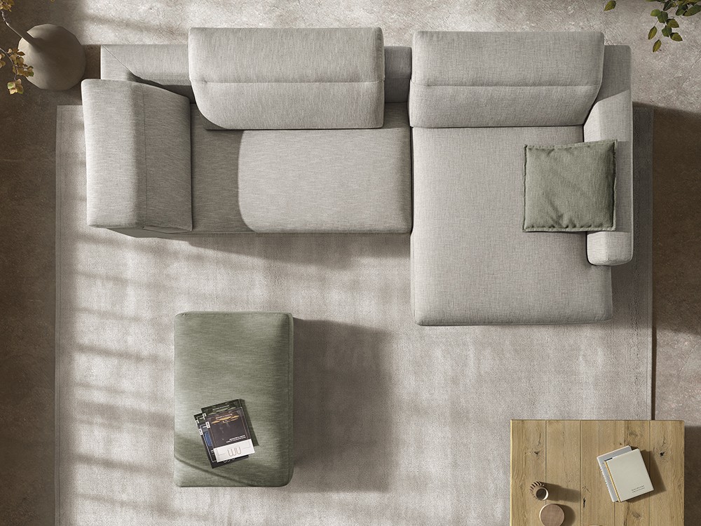 Sofá chaiselongue Zenit de Bobbio - 7