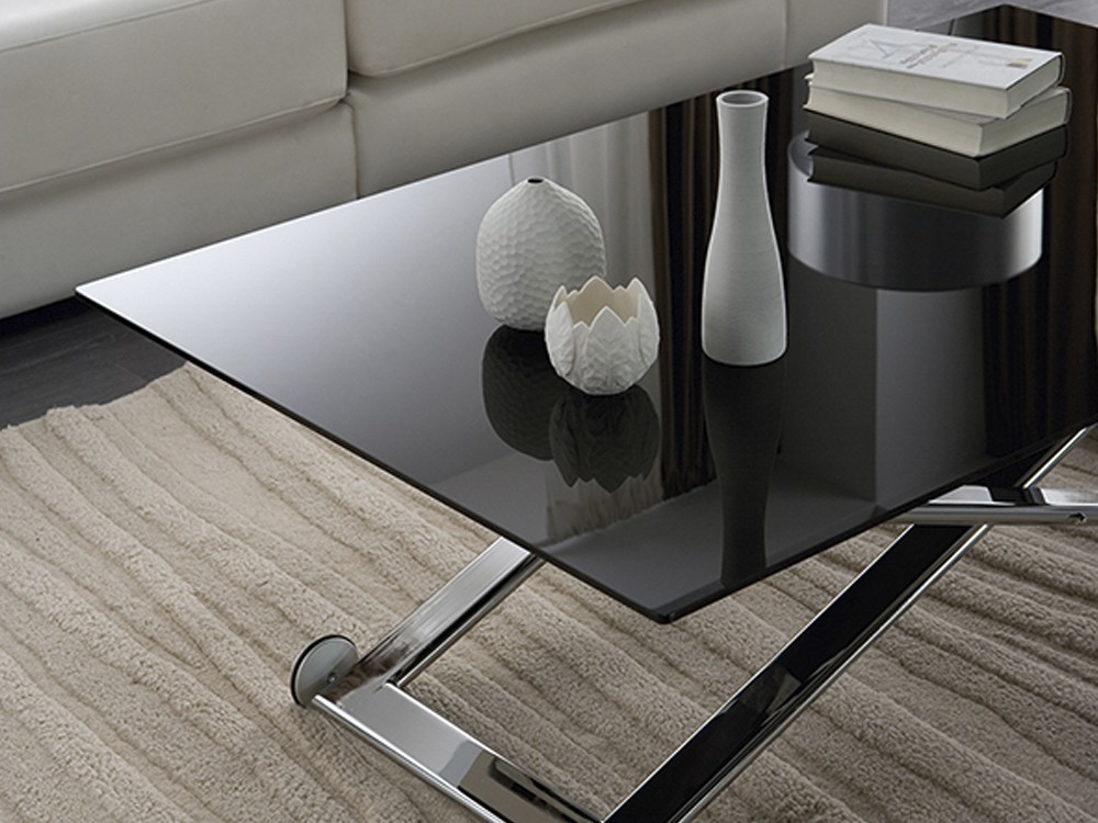 Mesa de centro elevable motor Clip cristal Ramiro Tarazona - 4