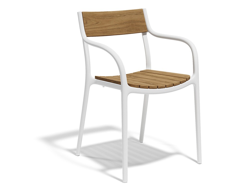 Silla de polipropileno inyectado Madison Wood de Vondom