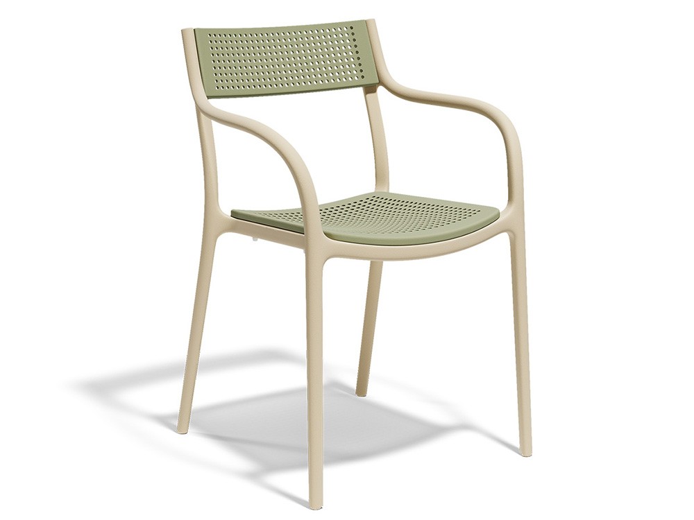 Silla apilable parar terraza o jardín Madison Dots de Vondom