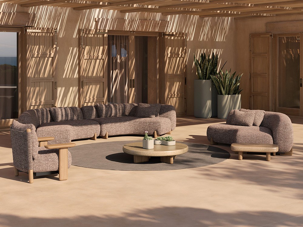 Sofá modular para salón exterior Milos de Vondom - 11