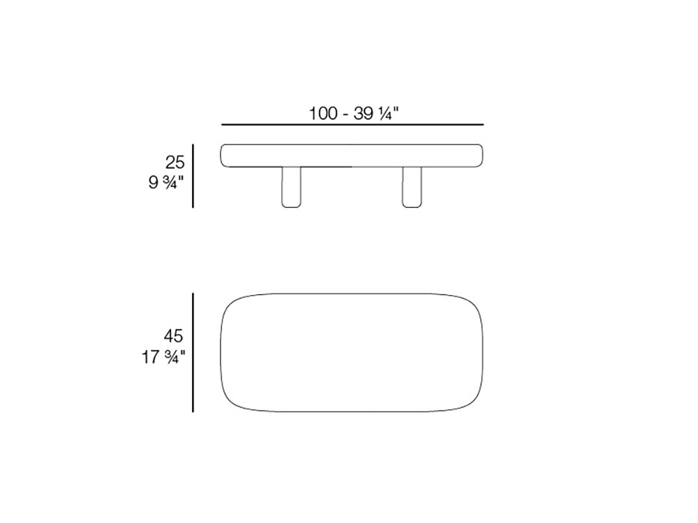 Mesa auxiliar con sobre de cemento para salón exterior Milos de Vondom - 7