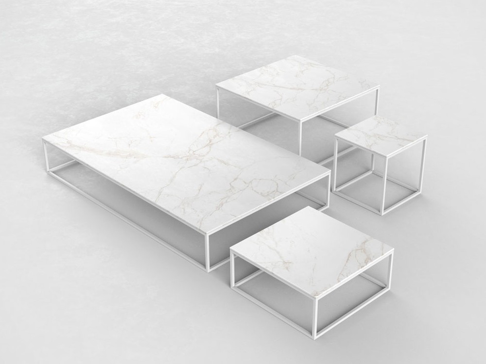 Diseño de Marcel Wanders: mesa de centro o auxiliar Suave, perfecta para ambientes modernos.