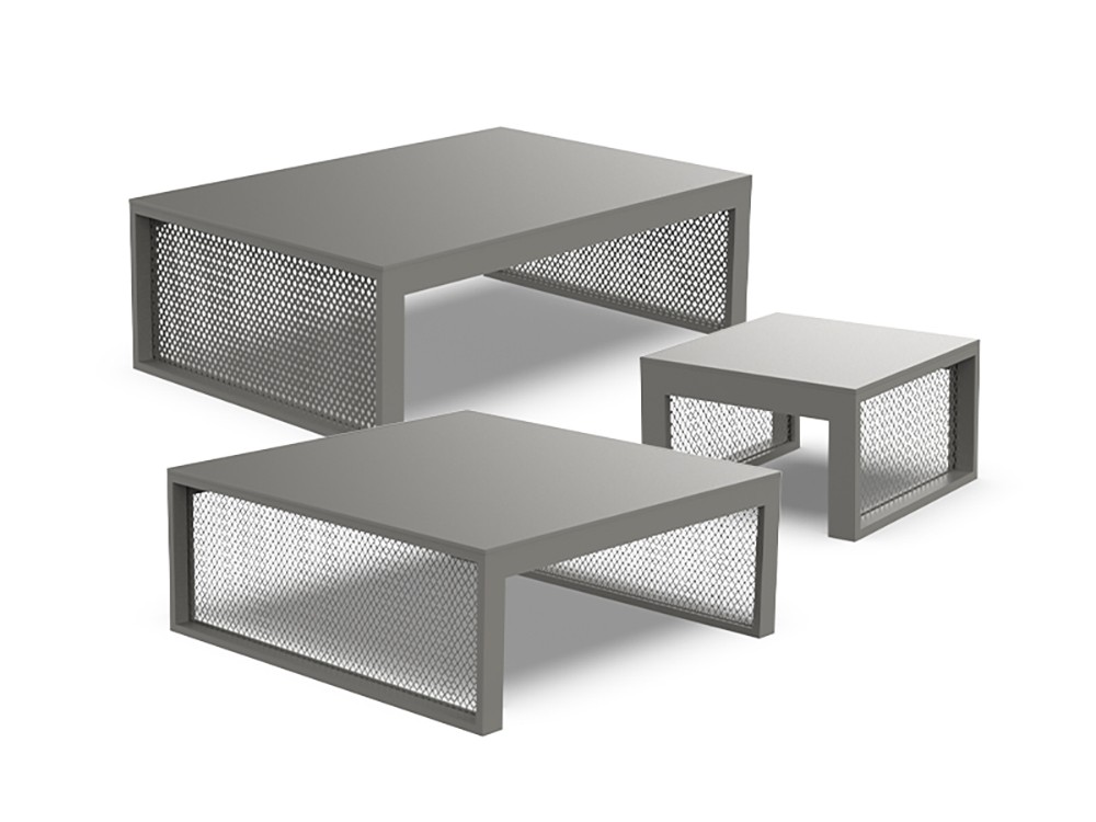 Mesa de centro o auxiliar The Factory, robusta y estilizada. Inspiración neoyorquina en cada detalle.