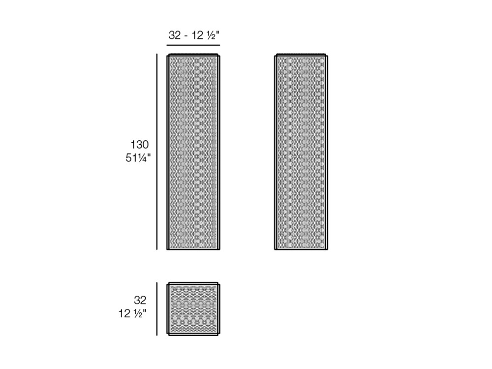 Medidas de la lámpara de pie The Factory de Vondom
