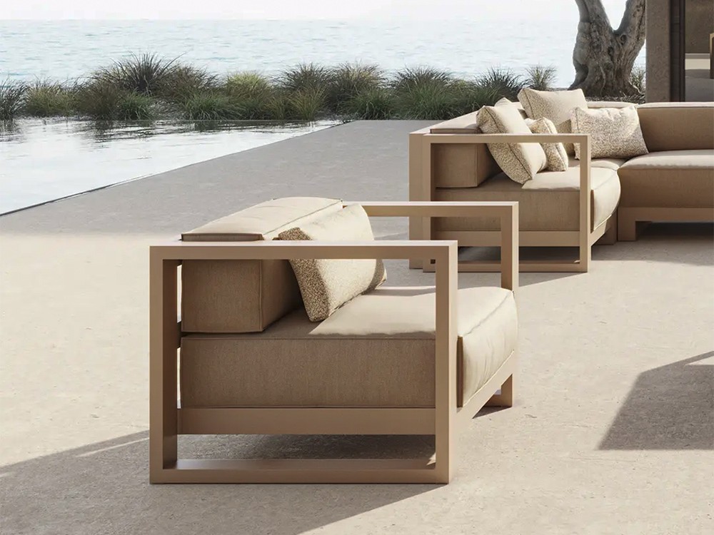 Sillón para salón exterior Posidonia de Vondom