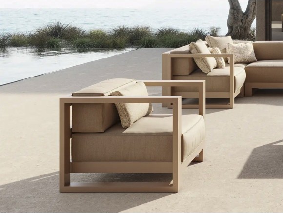 Sillón para salón exterior Posidonia de Vondom