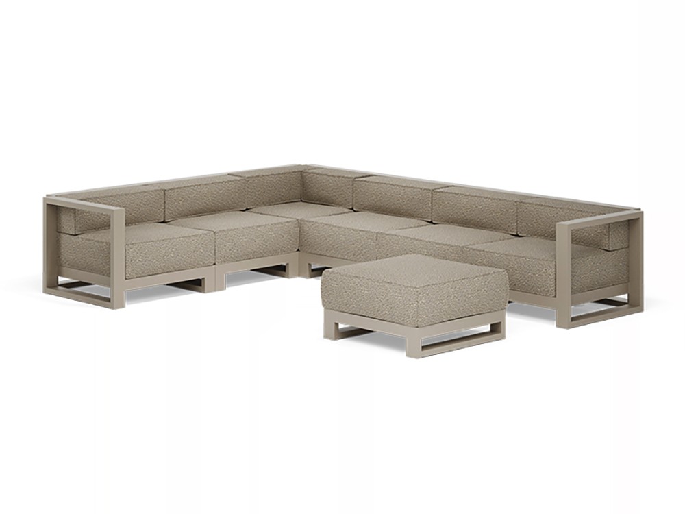 Sofá modular en esquina Posidonia composición que te ofrecemos online
