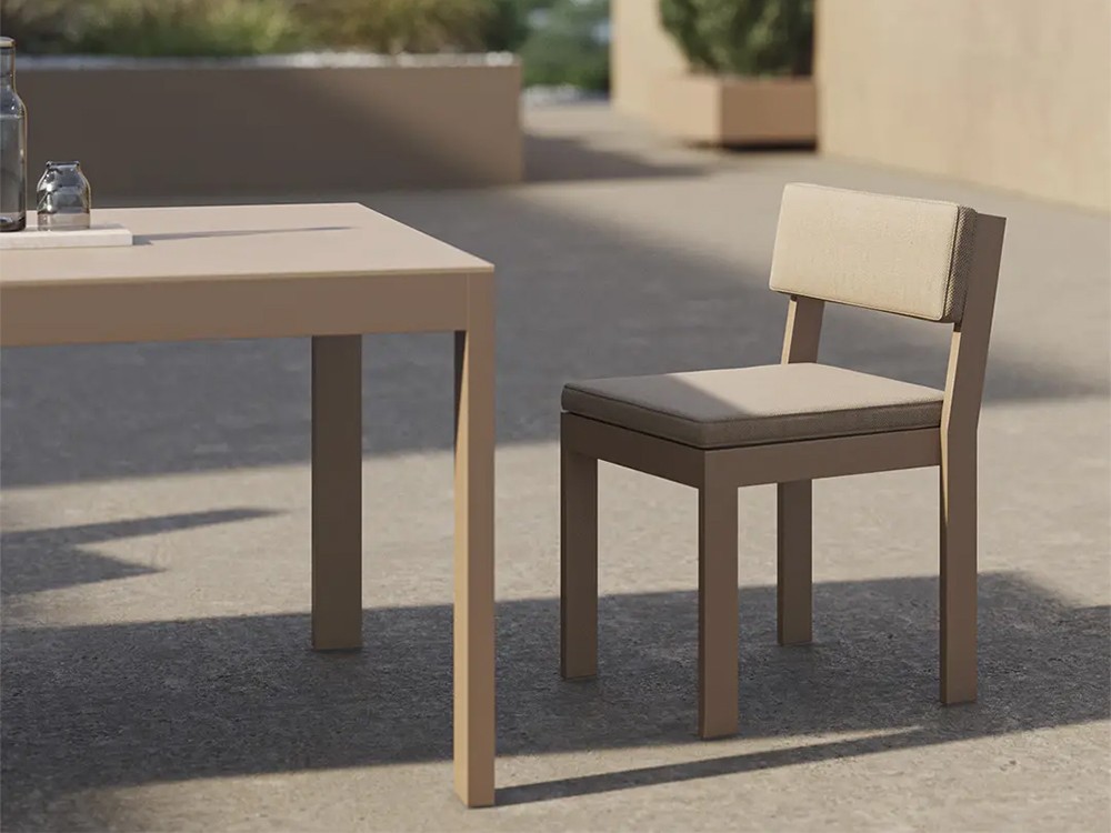 Silla de comedor exterior Posidonia de Vondom