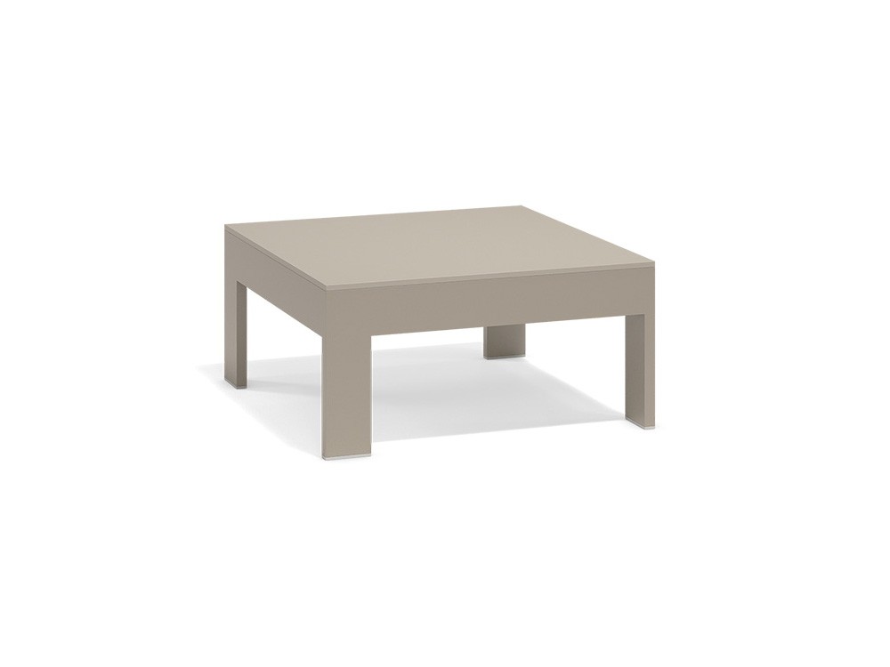 Mesa auxiliar cuadrada de la colección Posidonia de Vondom