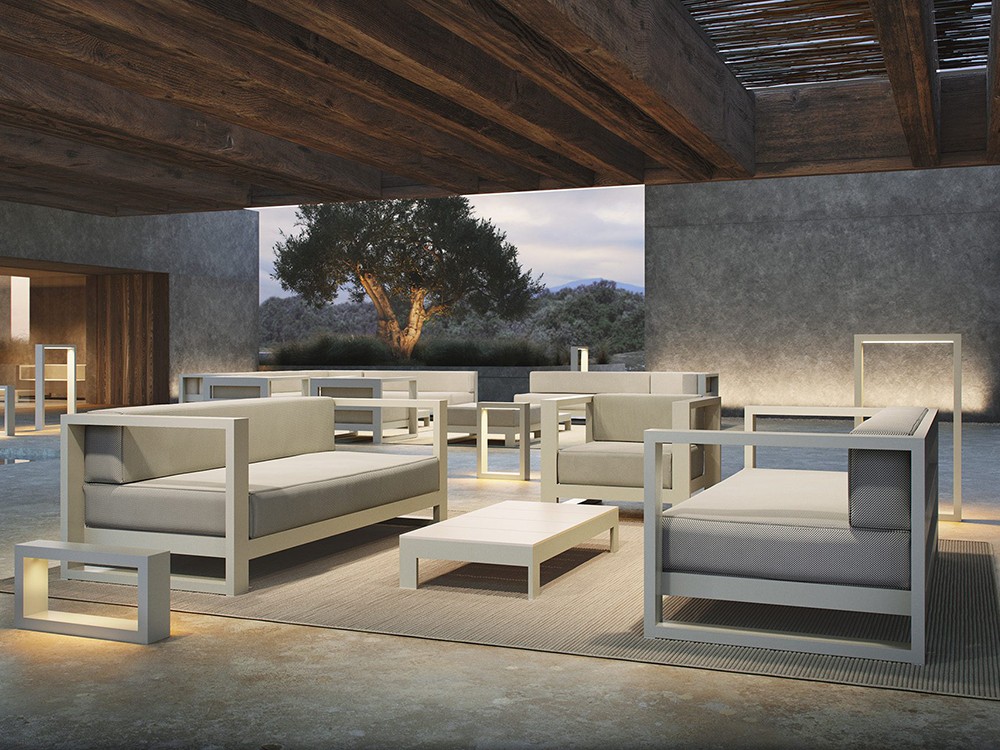 Muebles premium para terraza o jardín de aluminio Posidonia Vondom