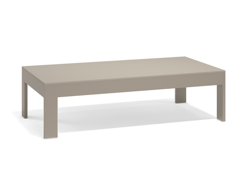 mesa rectangular de centro Posidonia para salón de terraza o jardín de Vondom