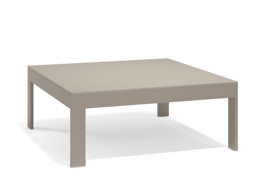 Mesa cuadrada de centro Posidonia para terraza o jardín de Vondom