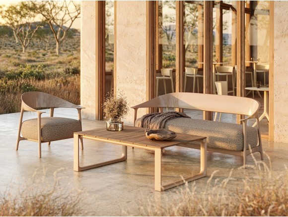 Muebles para salón de polipropileno de la colección África de Vondom