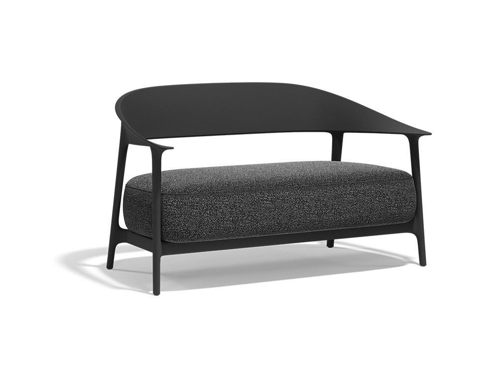 Sofá de polipropileno negro África de Vondom