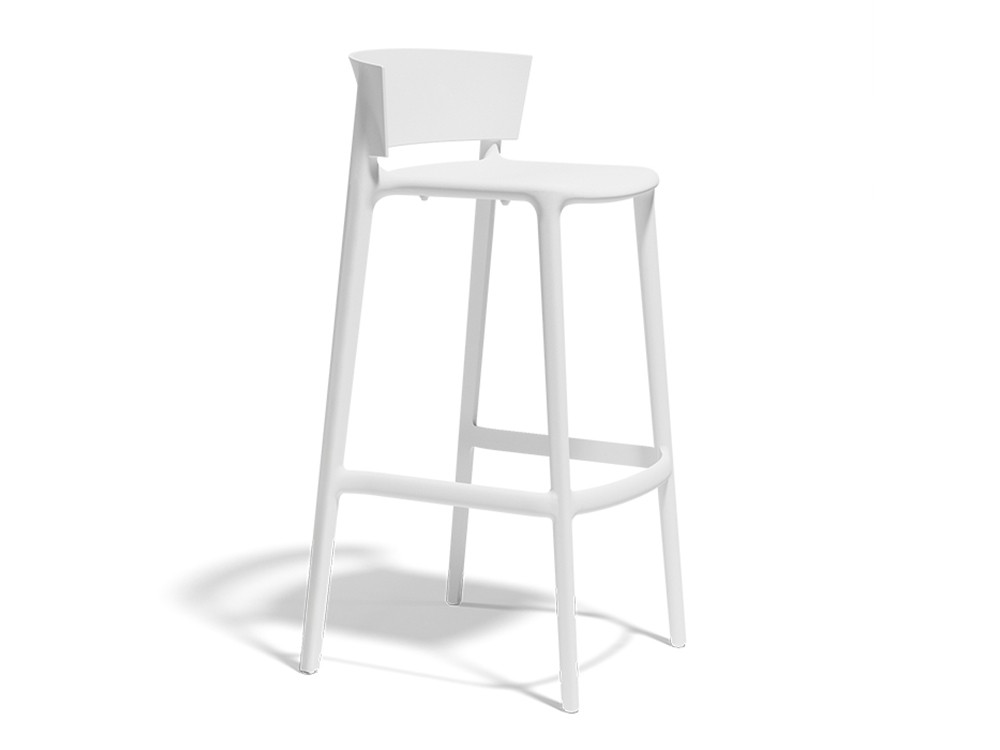 Taburete alto de polipropileno África de Vondom