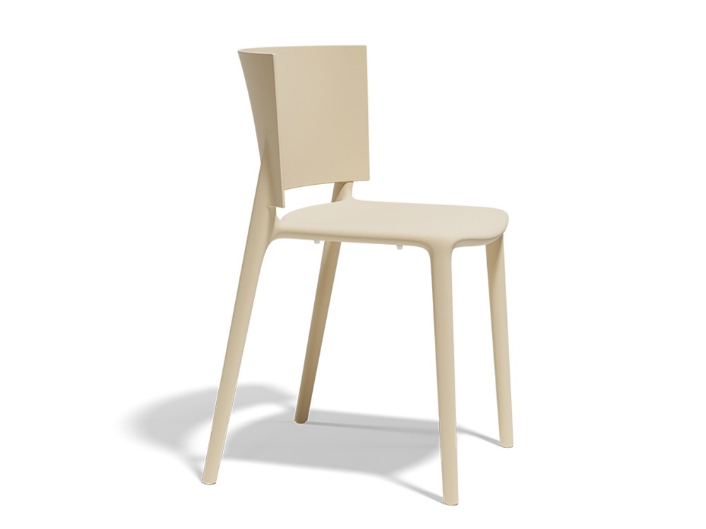 Silla apilable de polipropileno contact África de Vondom