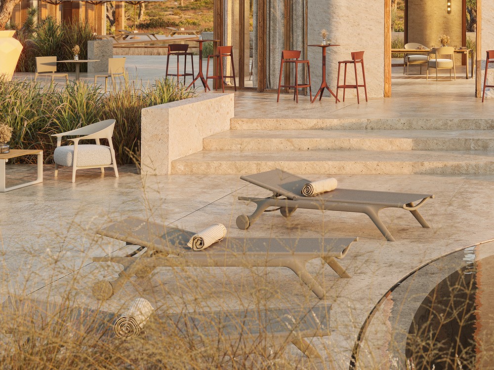 Colección premium de polipropileno África de Vondom