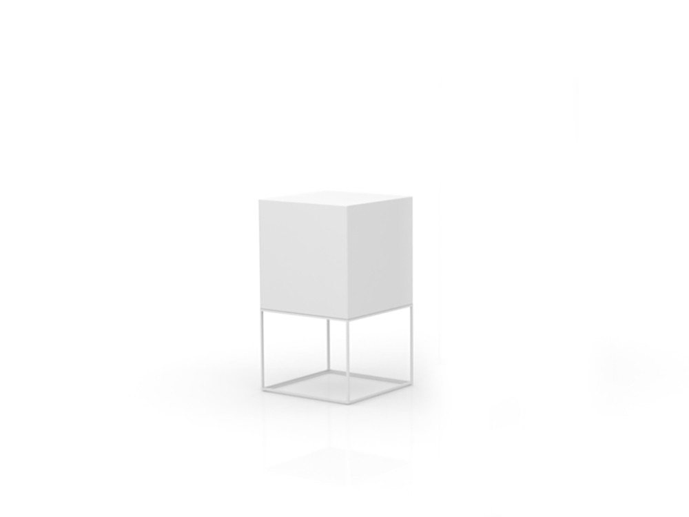 Lámpara decorativa para exteriores Vela, con doble pared y batería integrada. Estilo moderno y funcional.