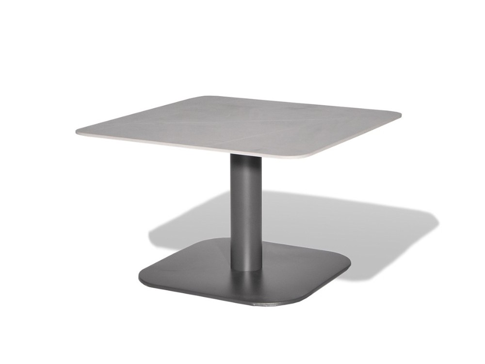 Base de aluminio carbón y sobre de piedra sinterizada Domenica de Agua de mar