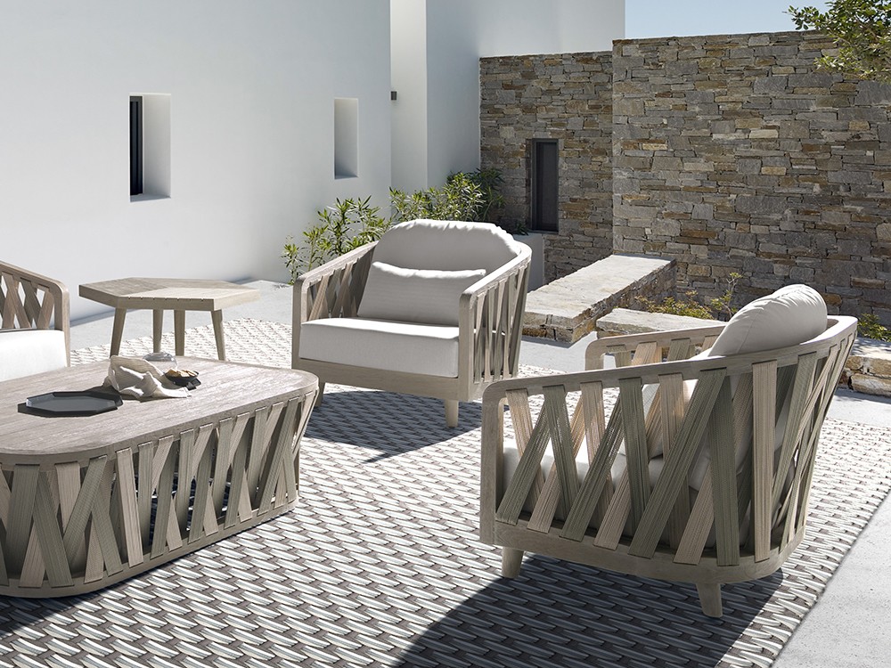 El Sillón Lounge Spark: elegancia y confort para tus momentos al aire libre.