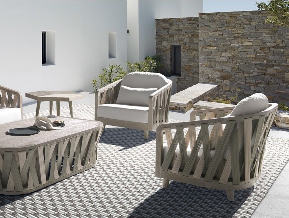 El Sillón Lounge Spark: elegancia y confort para tus momentos al aire libre.