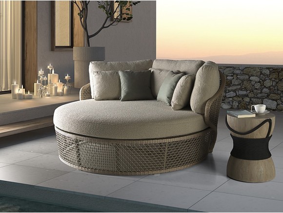Daybed Santorini de joenfa: Tu rincón de relax en el exterior