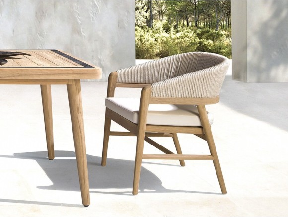 Silla de comedor para terraza o jardín Desire de Joenfa.