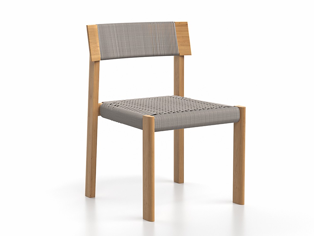 Silla apilable de exterior Olma SKLD Studio