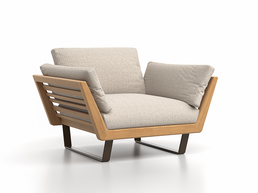 Sillón individual Velair SKLD: diseño y confort para tu espacio exterior.
