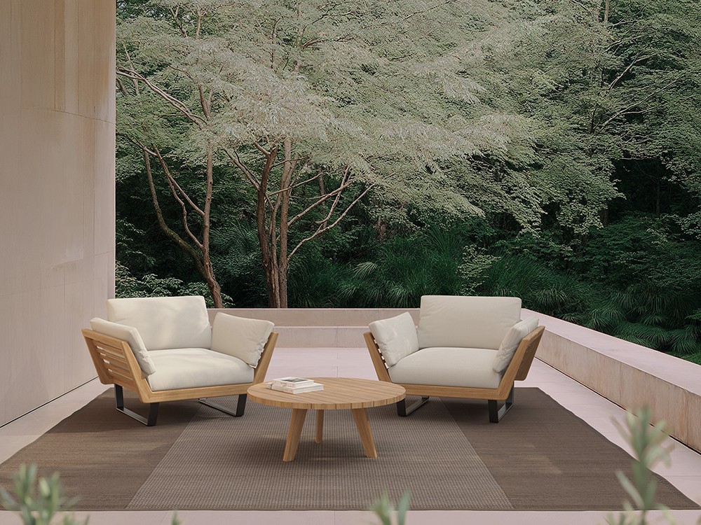 Mesas de centro Velair SKLD: versatilidad con sobres de teca o Dekton