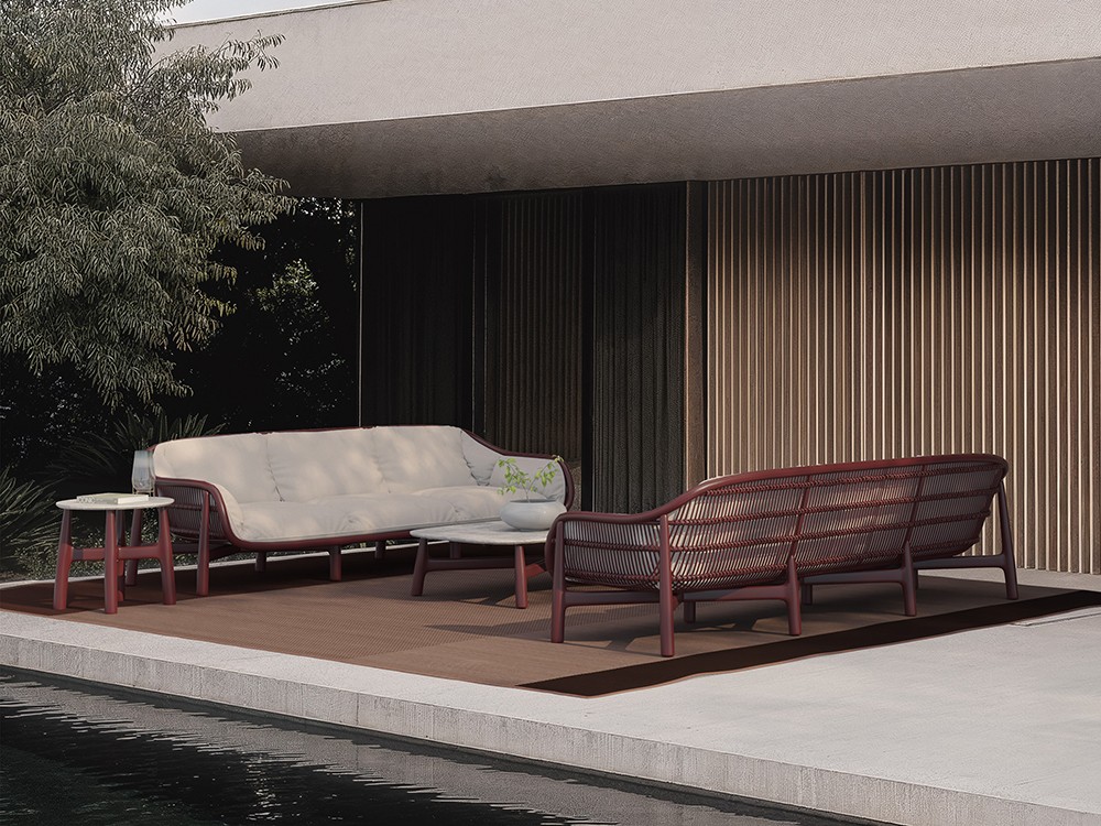 Colección Serra: Sofás de 2 y 3 plazas que transforman tu exterior en un oasis de diseño y confort. Inspiración y relax.