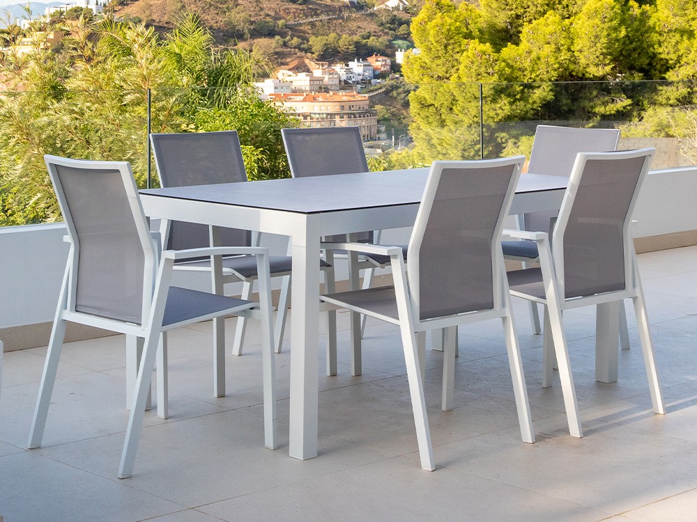 silla apilable para exterior Lorca de Majestic Garden
