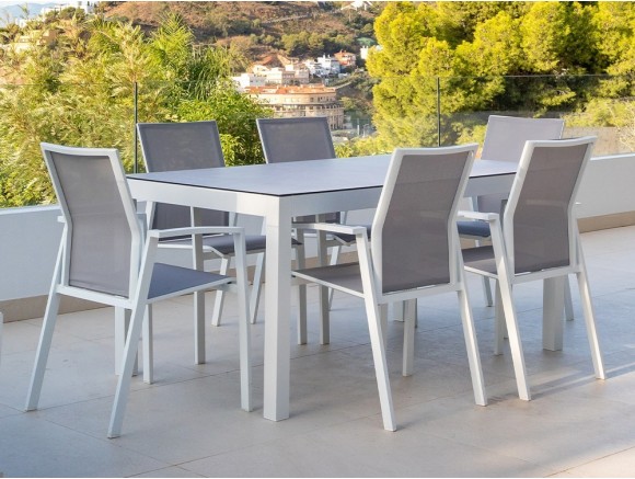 silla apilable para exterior Lorca de Majestic Garden