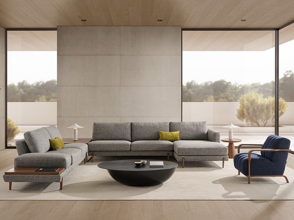 Diseño moderno y elegante para la mesa de centro Alfa de Beltá Frajumar