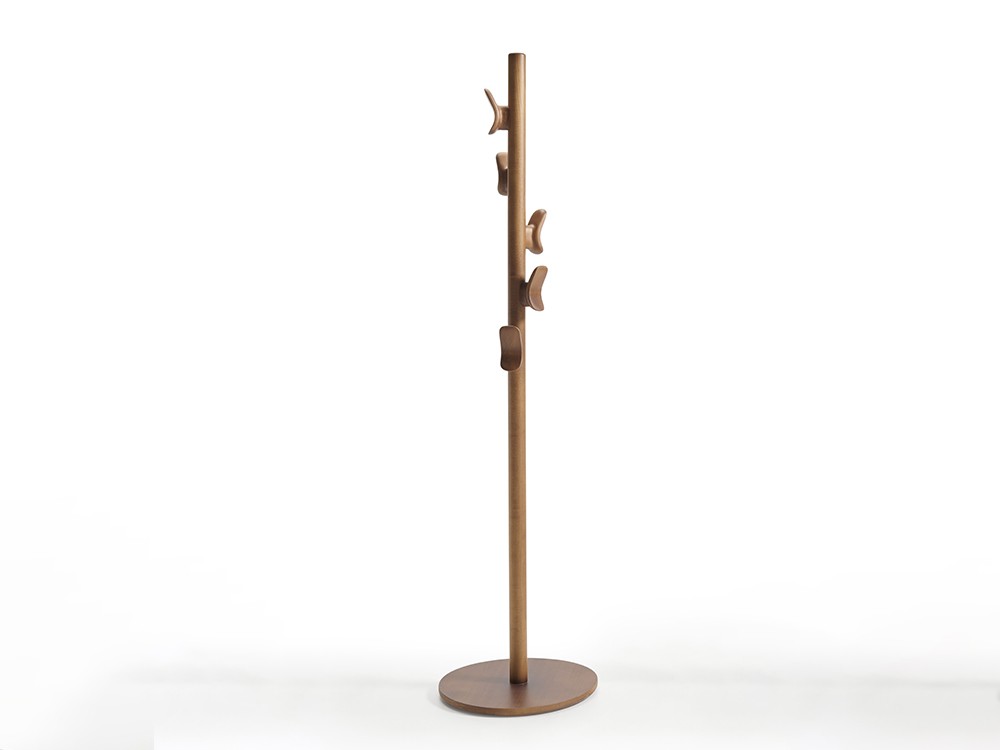 De madera maciza de fresno teñido Stay perchero de pie Beltá Frajumar